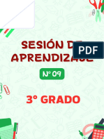 Sesión de Aprendizaje Nº09 - 3er Grado