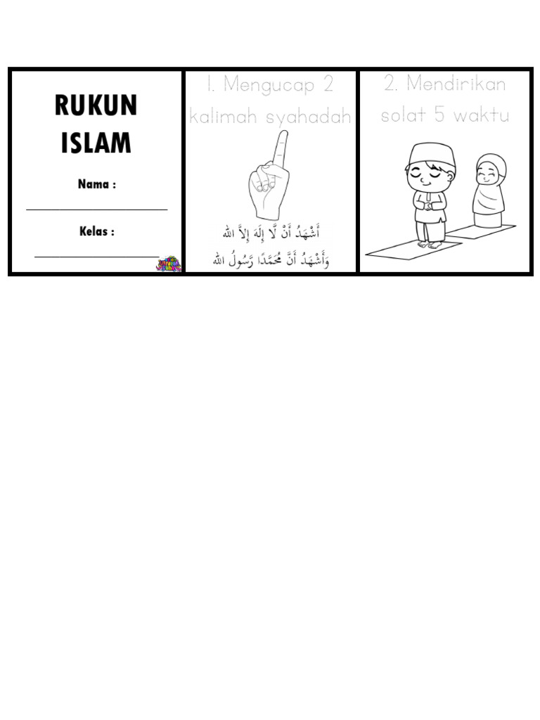 Lembaran Kerja Rukun Islam Pdf