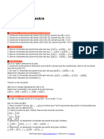 Barycentre Exercices en 1ere de Maths Corriges A Imprimer en PDF