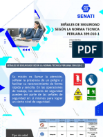 Señales de Seguridad Según La Norma Tecnica Peruana 399.010-1