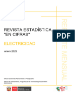 Estadística Subsector Electricidad Enero 2023