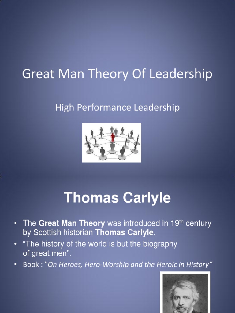 great man theory research
