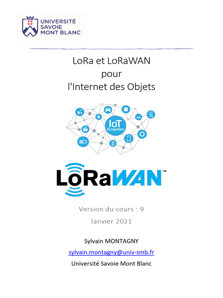 LoRa et LoRaWAN pour l'IoT | PDF | Rapport signal sur bruit | Modulation