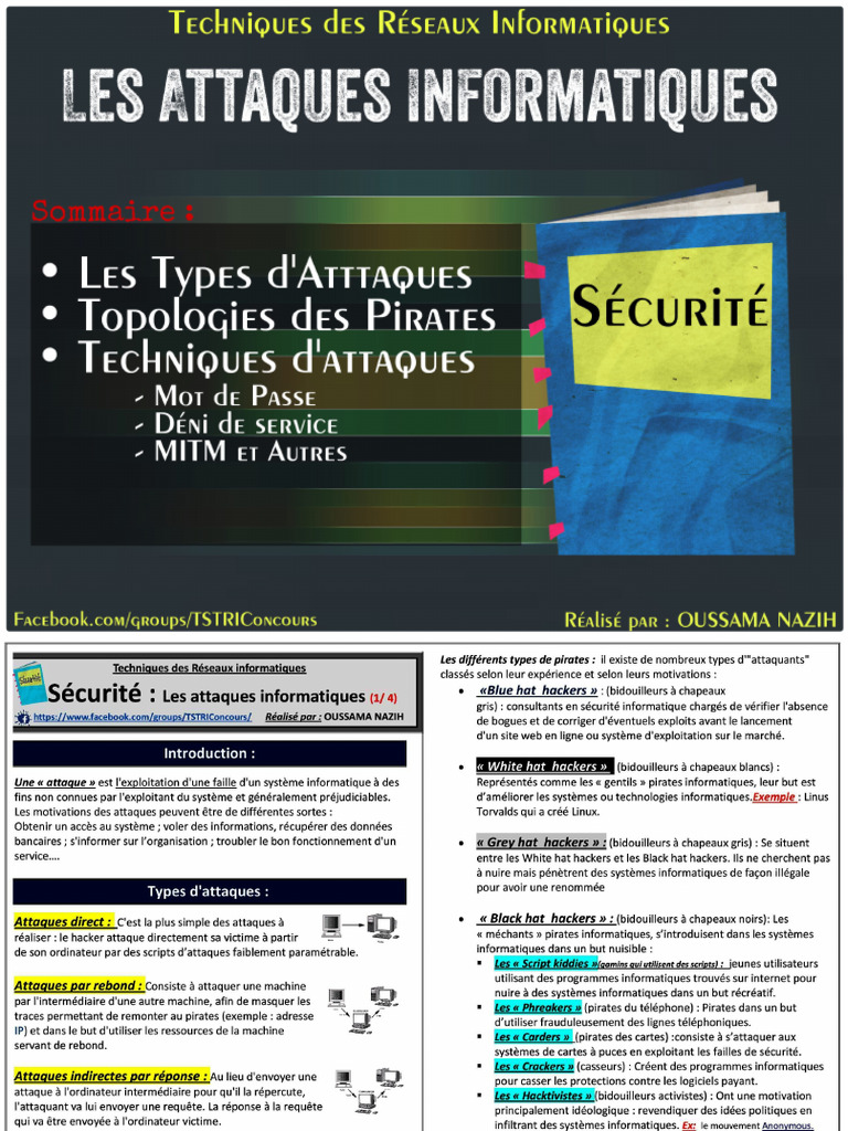 Les Attaques Informatiques | PDF