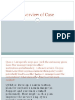 Overview of Case