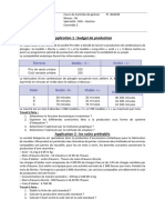 Applications Budget de Production