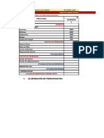 Presupuestos de Proyecto de Inversión