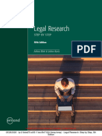 Legal Research Step by Step, 5th Edition