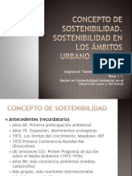 Tema 1 - 1 - Concepto Sostenibilidad y Aplicación Local