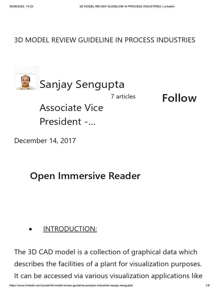Dia1 08 3D MODEL REVIEW GUIDELINE IN PROCESS INDUSTRIES LinkedIn
