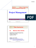 Project Management - Lecture 1
