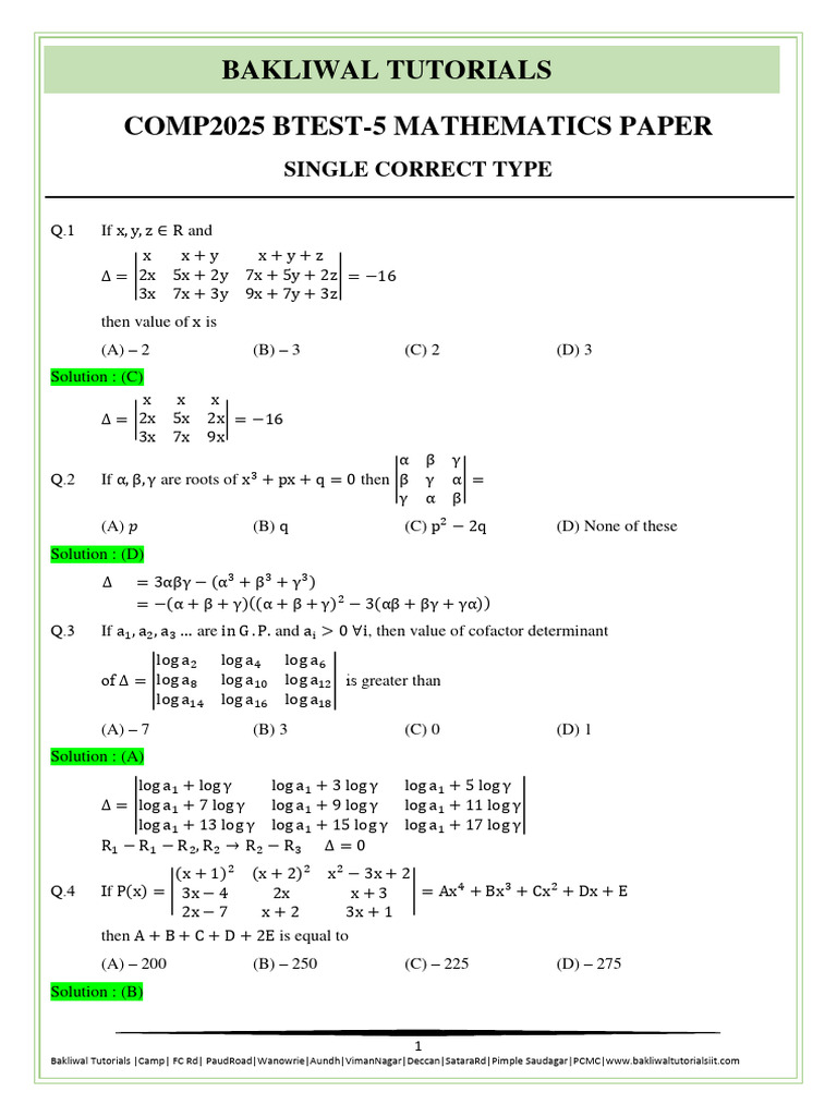 National 5 Maths Courses