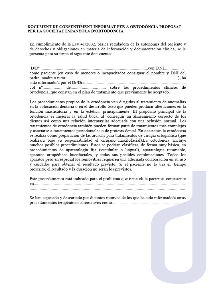 Consentiment Informat | PDF | Relaciones personales, crianza y ...