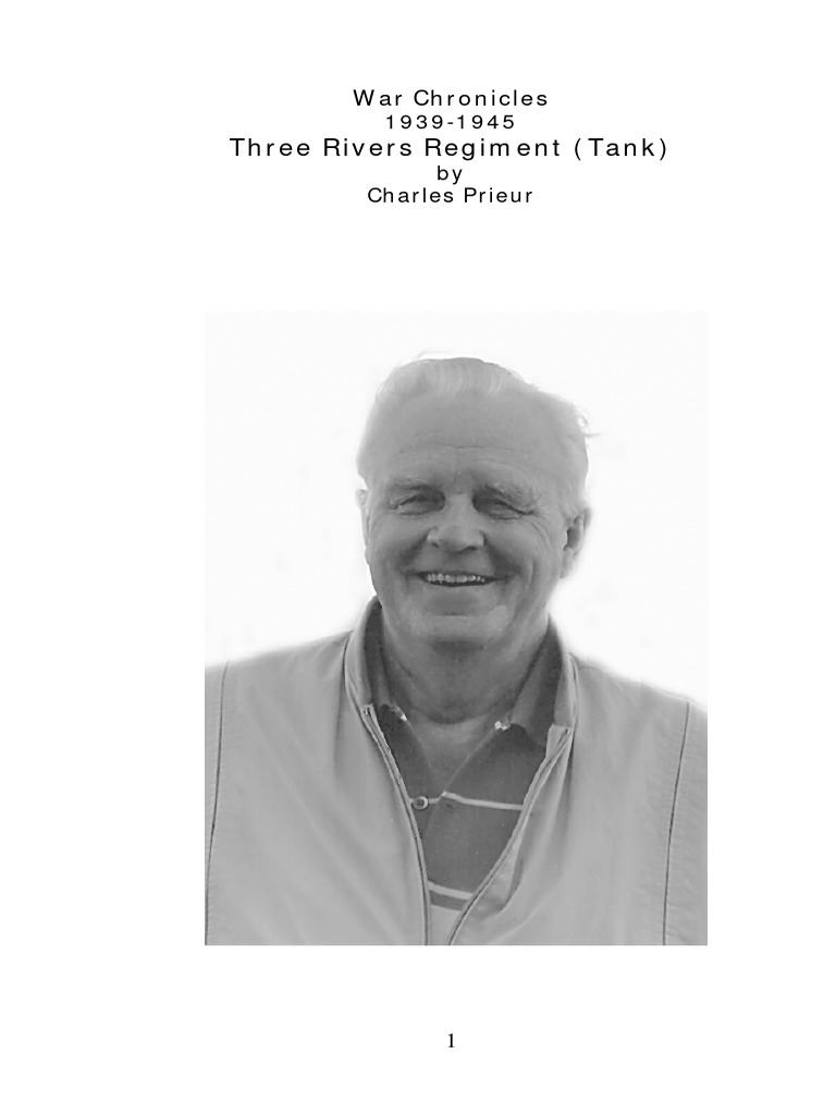 War Diary, Three Rivers Regiment, WW II | PDF | Nazi Germany | World War II
