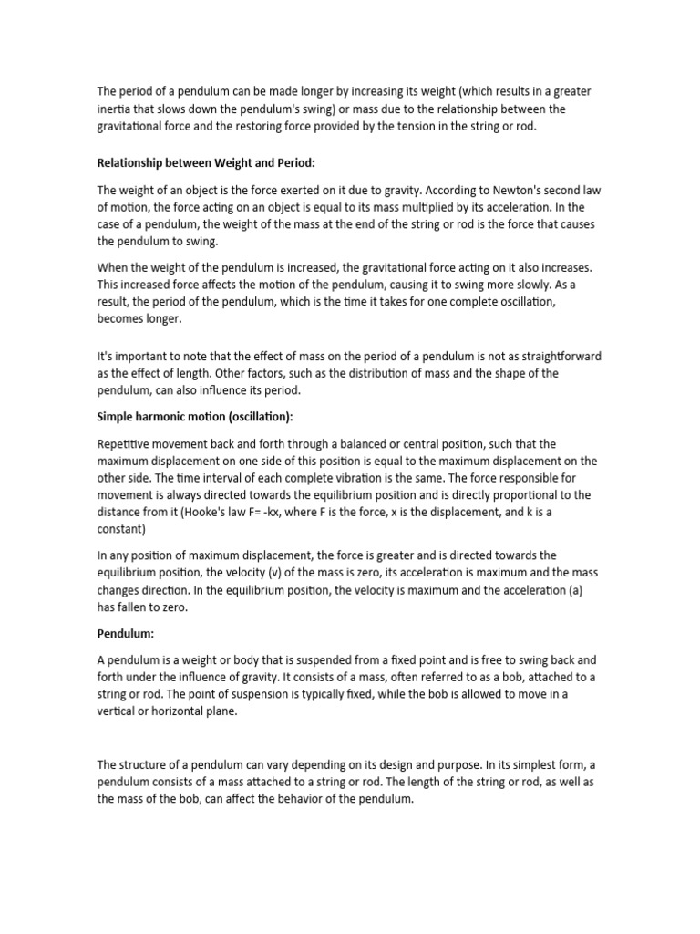 Simple Harmonic Motion Pdf Download