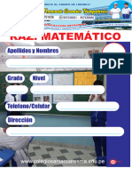 Raz. Matemático: Apellidos y Nombres