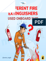 Different Fire Extinguishers: Used Onboard Ship