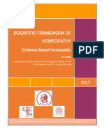 Scientific Framework of Homeopathy Evidence Based Homeopathy