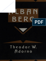 Theodor W. Adorno - Alban Berg - Master of The Smallest Link-Cambridge University Press (1994)