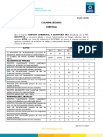 GESTION AMBIENTAL Y SANITARIA SAS - Certificación ATEL Detallada