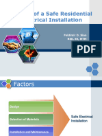 Factors of A Safe Residential Electrical Installation