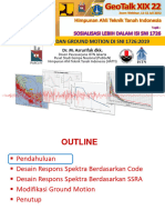 Asrurifak Desain Spectra Dan GM SNI 1726-2019 by Dr. M. Asrurifak