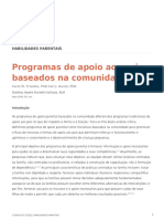 Programas de Apoio Aos Pais Baseados Na Comunidade