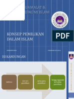 Mei - Konsep Pemilikan Dalam Islam