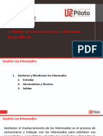 Presentación Unidad1-Tutoria 2 Comunicaciones y Interesados 2022