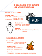 Programa Halloween 2022 SMM