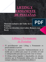 Lifting y Permanente de Pestañas