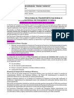 Temario - Tema 9 Logística para El Transporte Nacional e Internacional de Pasajeros y Carga