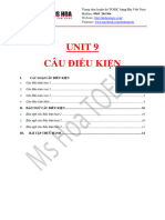 Unit 9 - Câu điều kiện