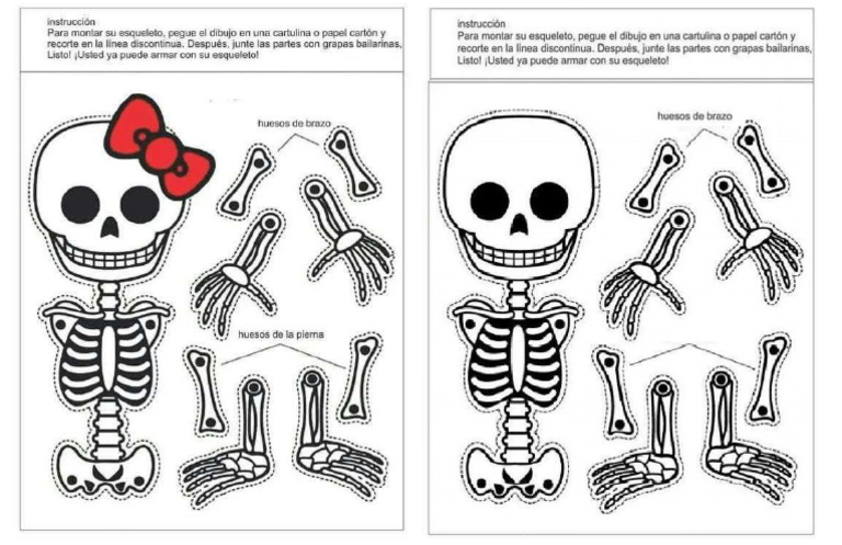 Calacas para Imprimir | PDF