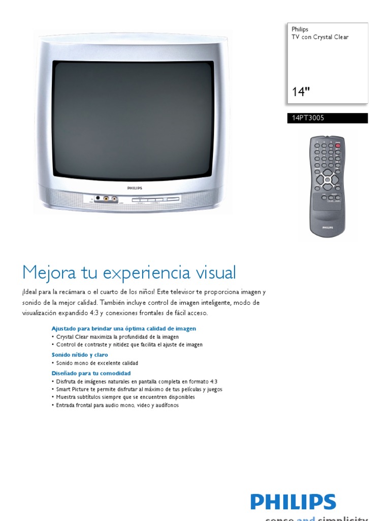 14pt3005 55 Pss LSP PDF Televisión Vídeo