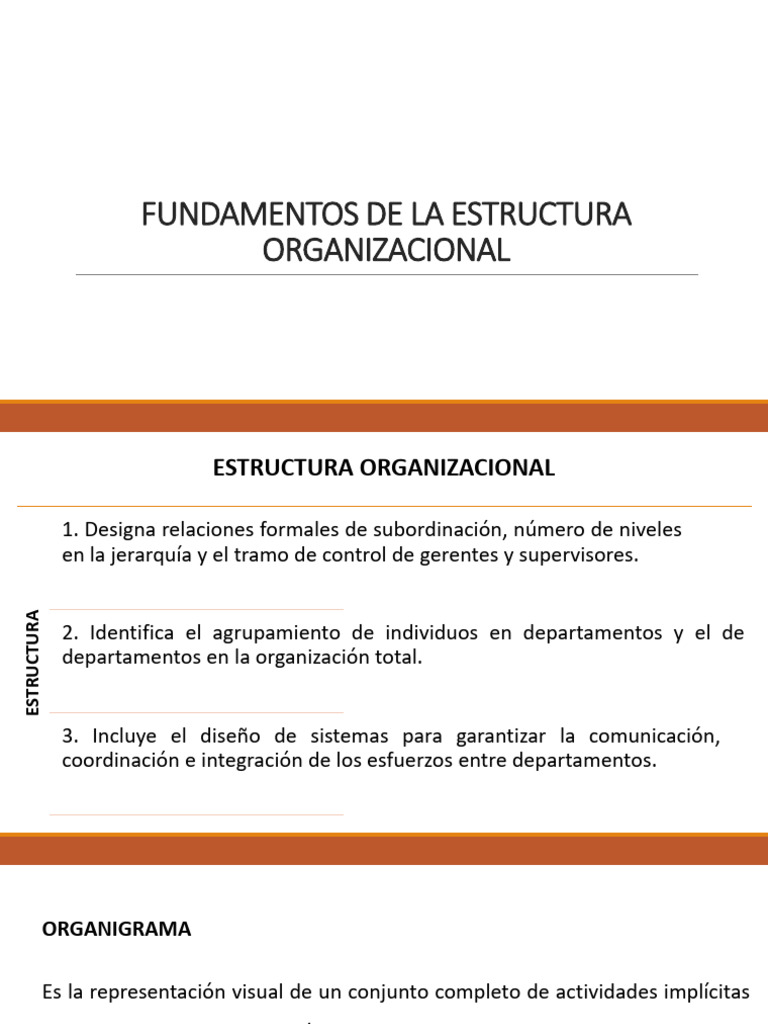 Diseño de Estructura Organizacional | PDF | Crecimiento personal y ...