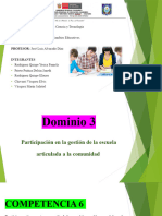 Dominio y Desempeños Grupo