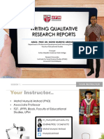 Introduction To Qualitative Research