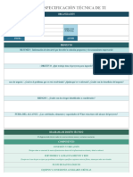 IC IT Technical Specification Template ES