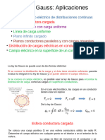 Electrostatica 9 Aplicaciones Ley de Gauss