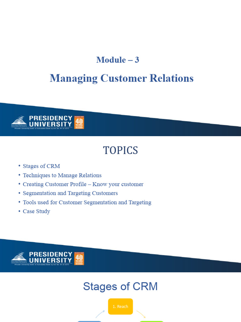 Customer Relationship Management Strategies | PDF | Customer ...