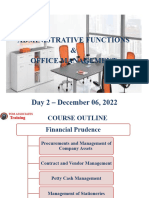 Administrative Functions & Office Management Day2 06122022