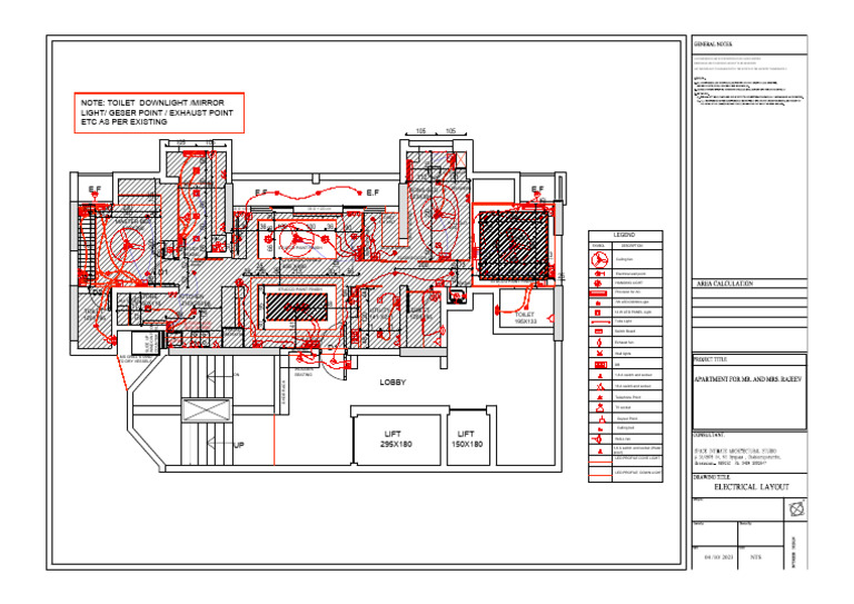Rajeevs Residence Revised Electrical Layout | PDF | Building ...
