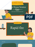 Alpine Public School: Inter House Science Quiz