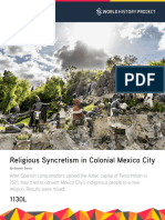 WHP 5-3-8 Read - Religious Syncretism in Mexico City - 1130L