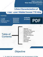 Inconel 718 Project Presentation