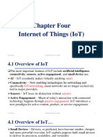 Chapter Four Internet of Things (Iot) : 10/10/2023 Prepared by Abinet A. (MSC) 1