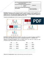 Evaluacion Matematicas Cuarto