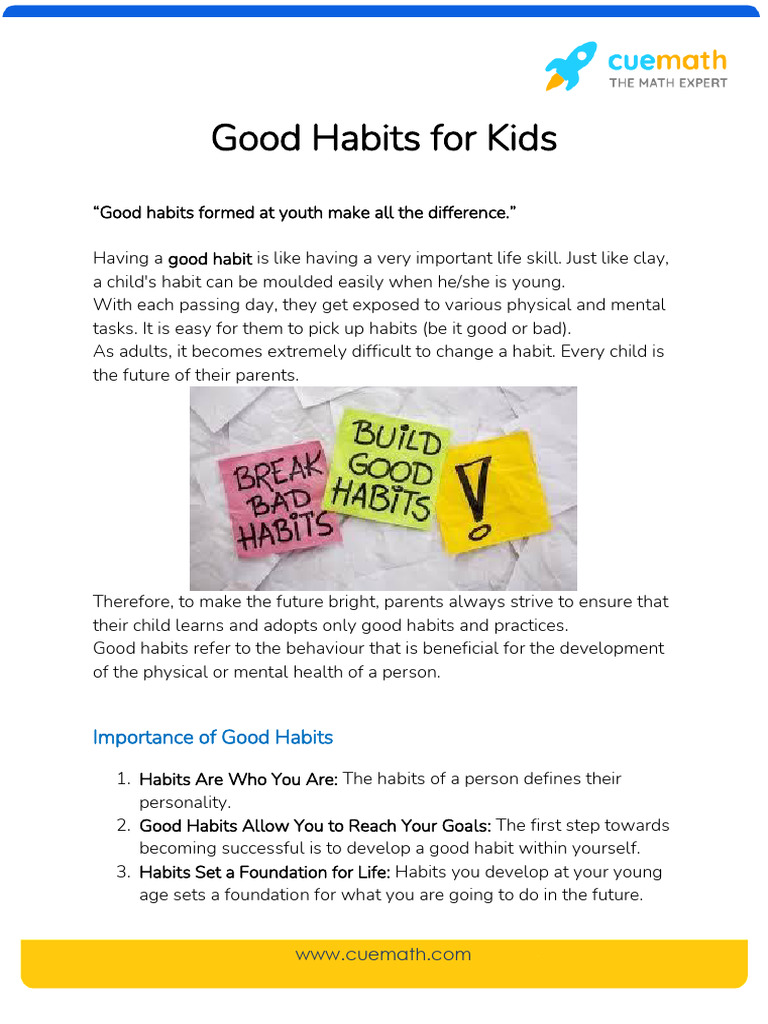 HABIT SIMPLE DEFINITION FOR KIDS visual data 5