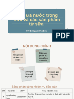 Nhóm 6 - Keo Ưa Nước Trong Sữa Và Sản Phẩm Từ Sữa